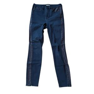 GOOD AMERICAN | black high rise straight leg jeans 8/29